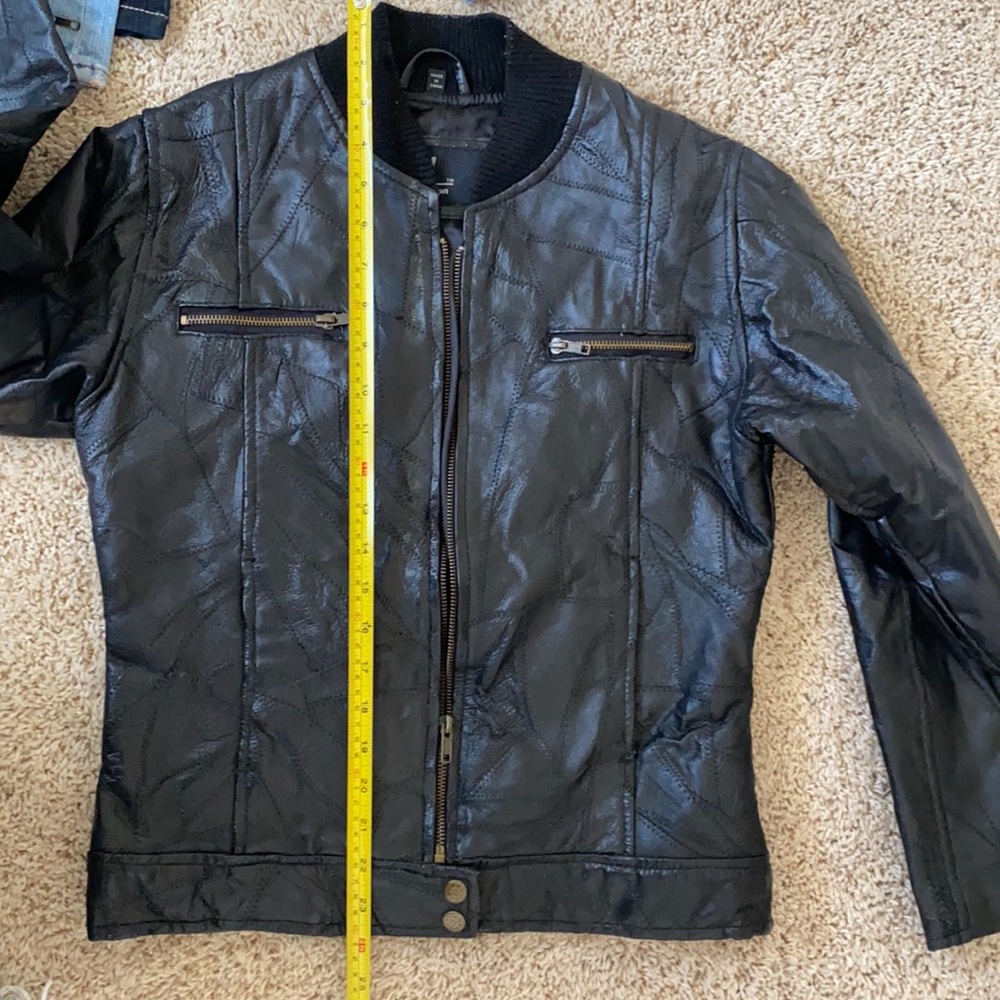 M Collection Leather Jacket - Picture 15 of 16